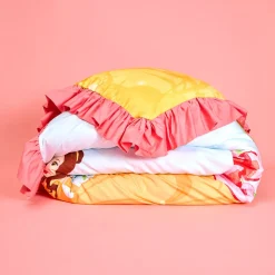 Reversible Ruffled Duvet Cover