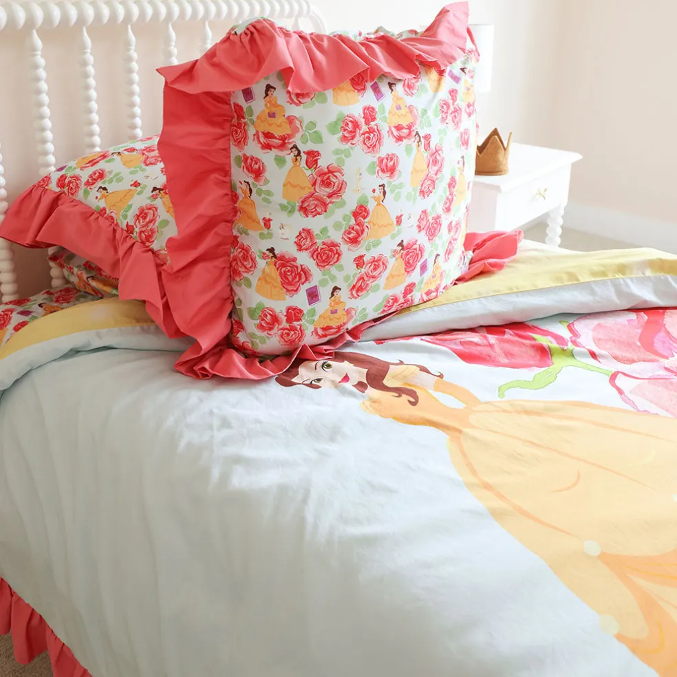 Reversible Ruffled Duvet Cover