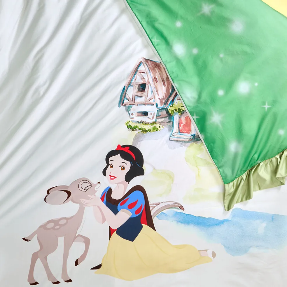 Reversible Ruffled Duvet Cover