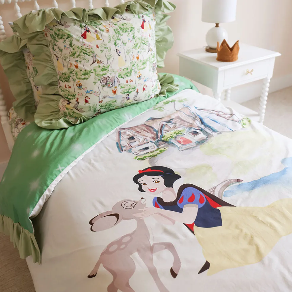 Reversible Ruffled Duvet Cover