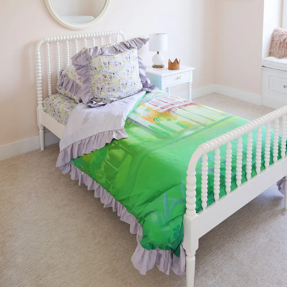 Reversible Ruffled Duvet Cover
