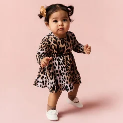 Ruffled Bodysuit Dress