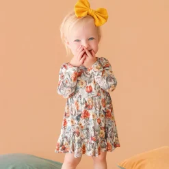 Ruffled Bodysuit Dress