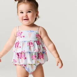 Ruffled Bubble Romper