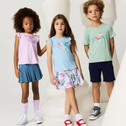 Ruffled Graphic Tee