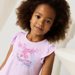 Ruffled Graphic Tee