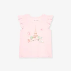 Ruffled Graphic Tee
