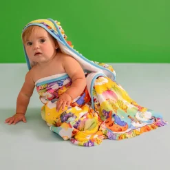 Ruffled Hooded Towel