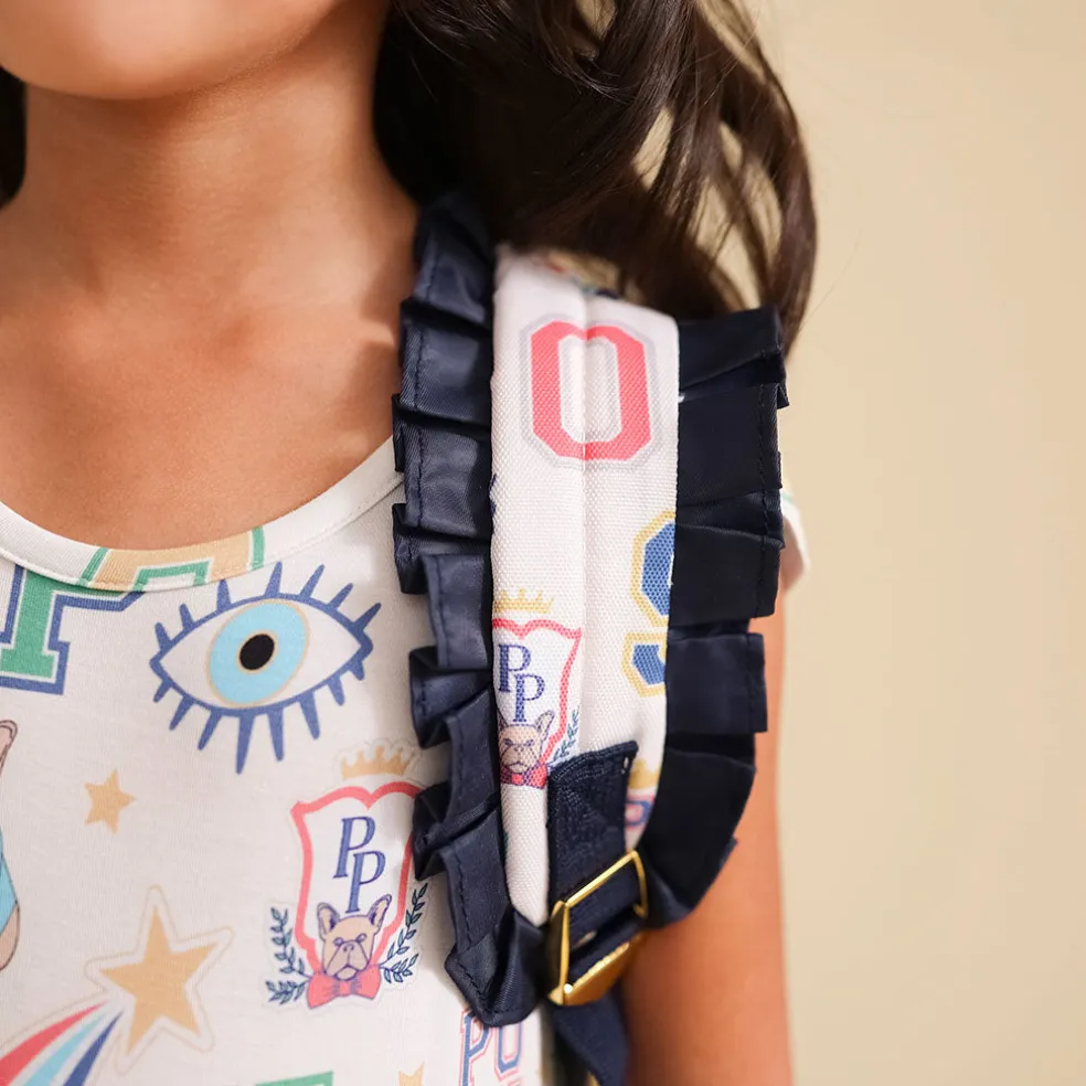 Ruffled Mini Backpack