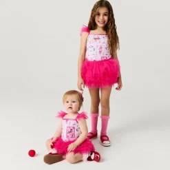 Ruffled Tulle Bodysuit