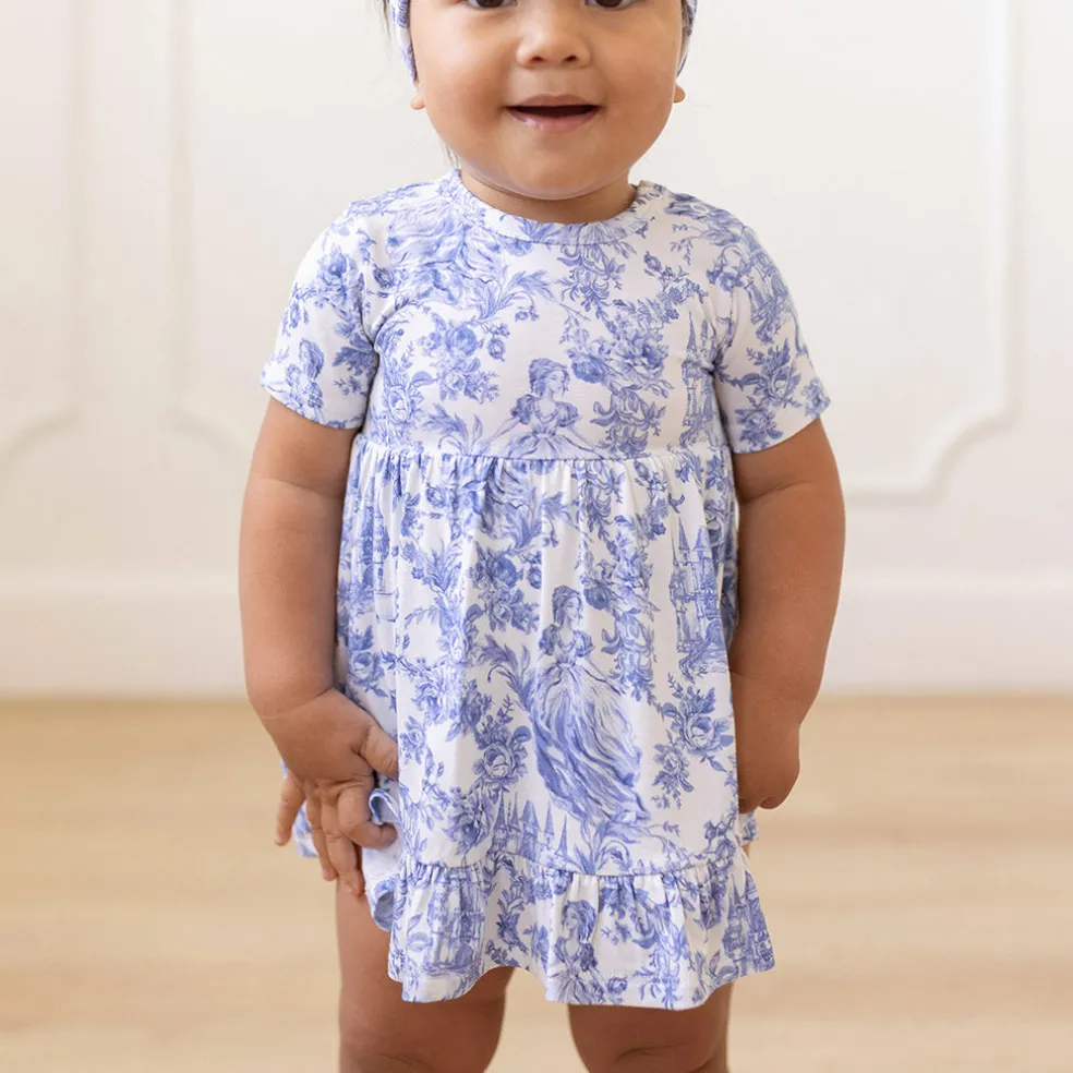Ruffled Twirl Bodysuit Dress