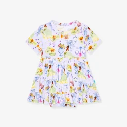 Ruffled Twirl Bodysuit Dress