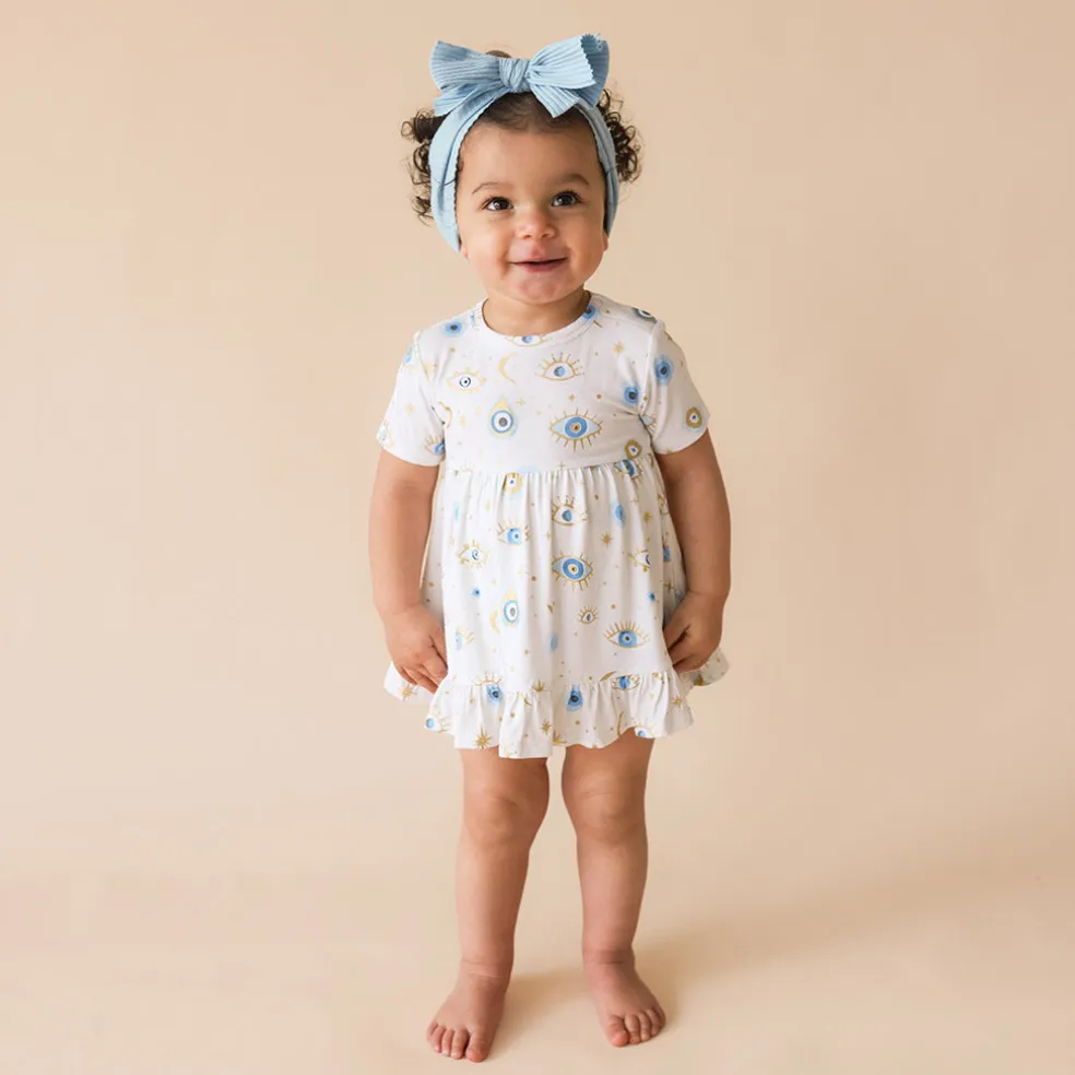 Ruffled Twirl Bodysuit Dress