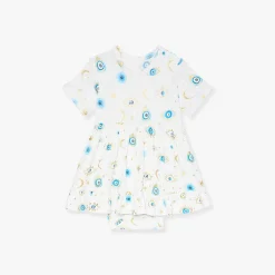 Ruffled Twirl Bodysuit Dress
