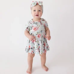Ruffled Twirl Bodysuit Dress
