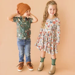 Ruffled Twirl Dress