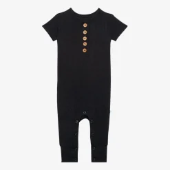 Short Sleeve Henley Romper