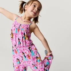 Sleeveless Smocked Jumpsuit