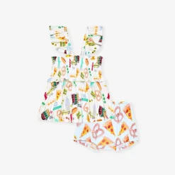 Smocked Babydoll Bummie Set