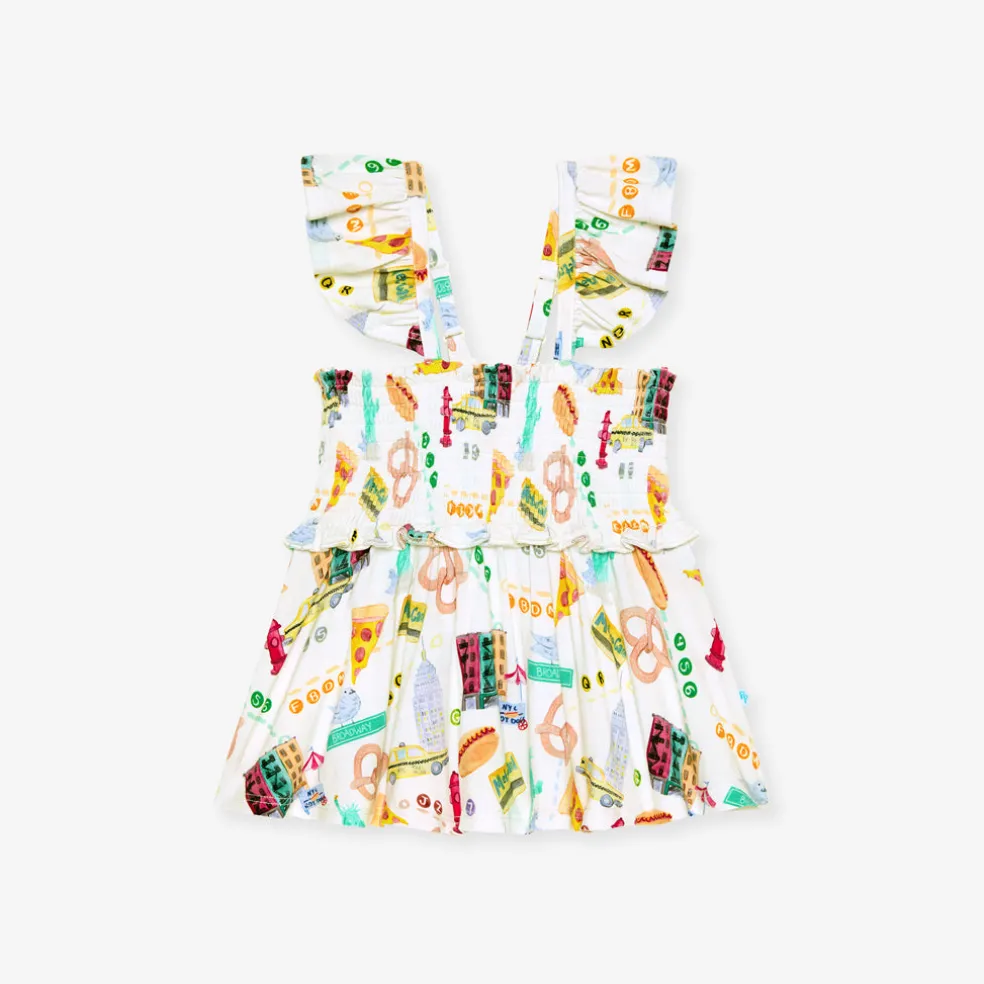 Smocked Babydoll Bummie Set