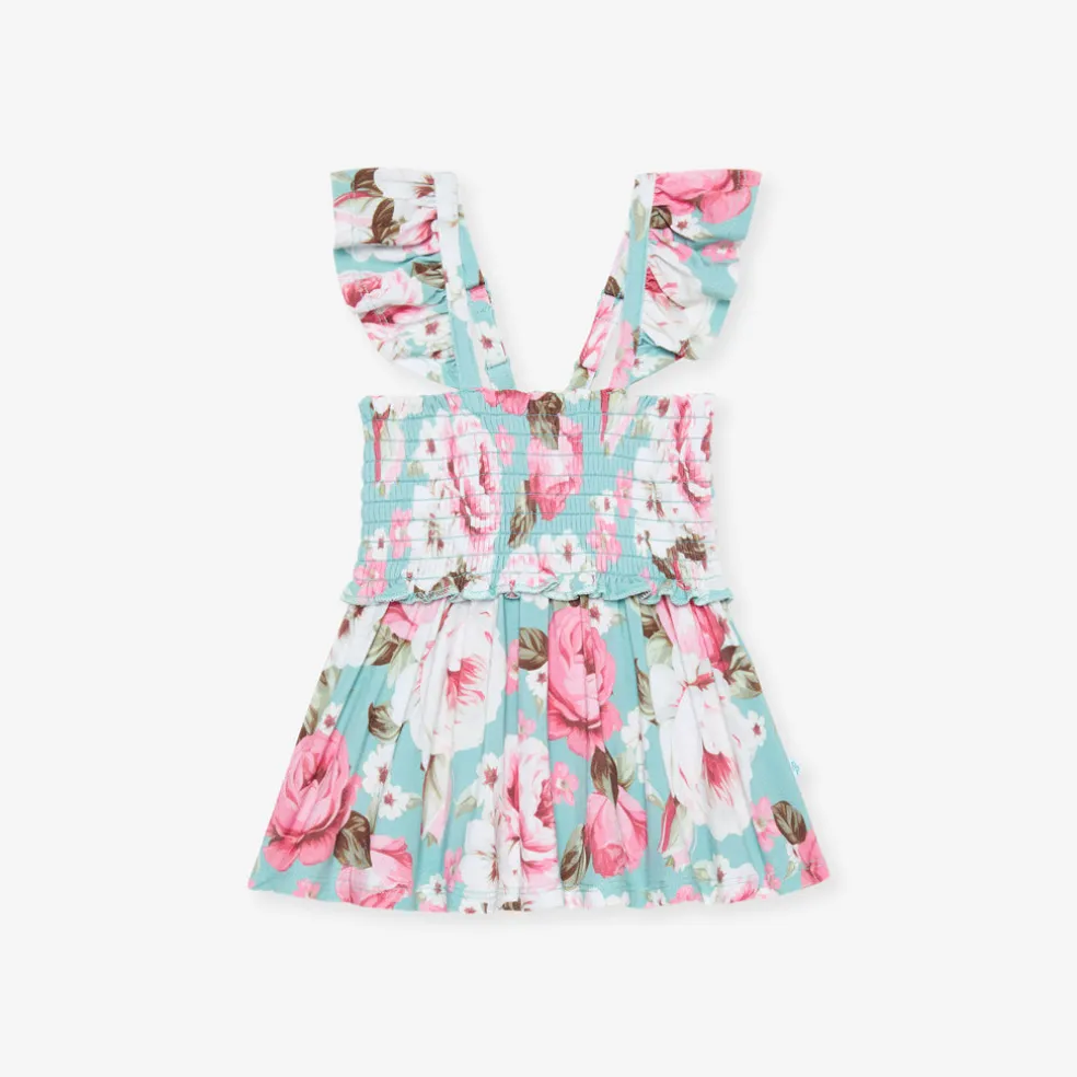 Smocked Babydoll Bummie Set