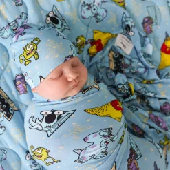 Swaddle Beanie Set