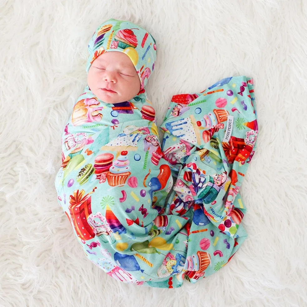 Swaddle Beanie Set