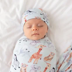 Swaddle Beanie Set
