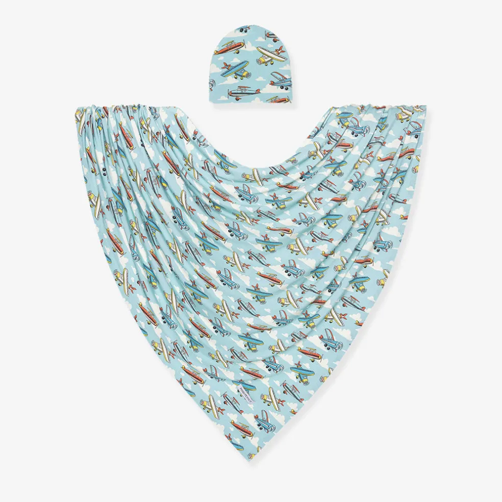 Swaddle Beanie Set