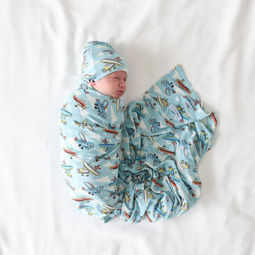Swaddle Beanie Set
