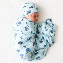 Swaddle Beanie Set