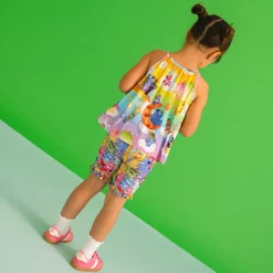 Top Ruffled Short Set