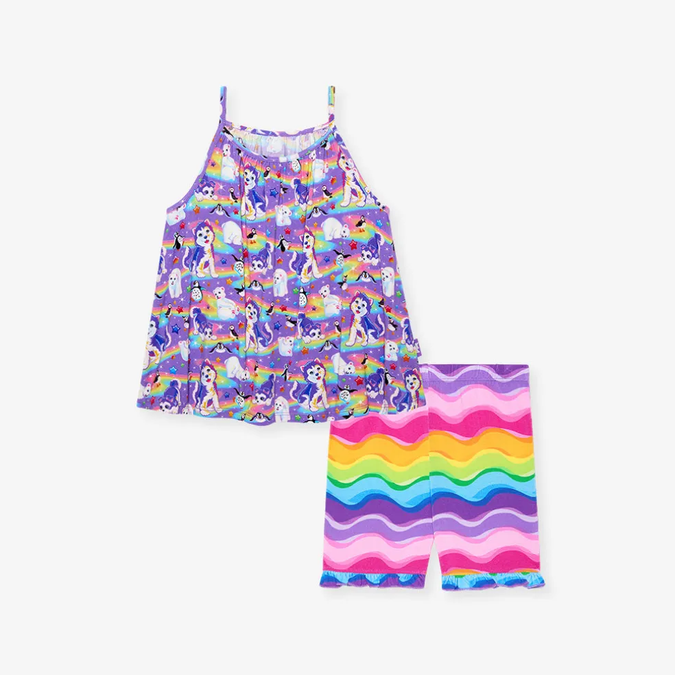 Top Ruffled Short Set
