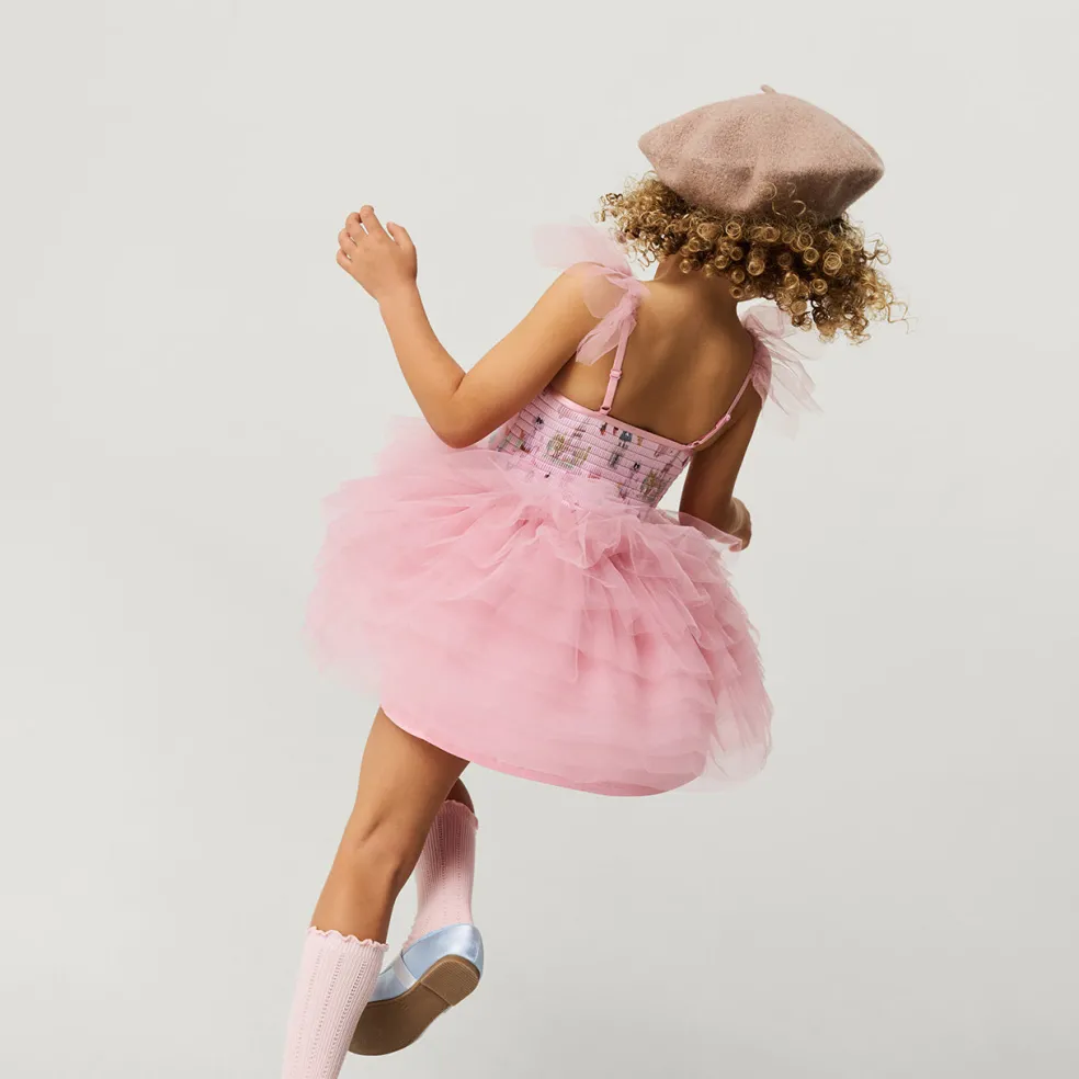 Tulle Smocked Dress