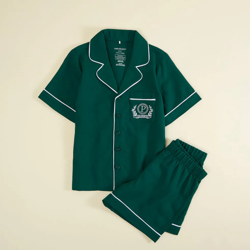 Twill Pajama Short Set