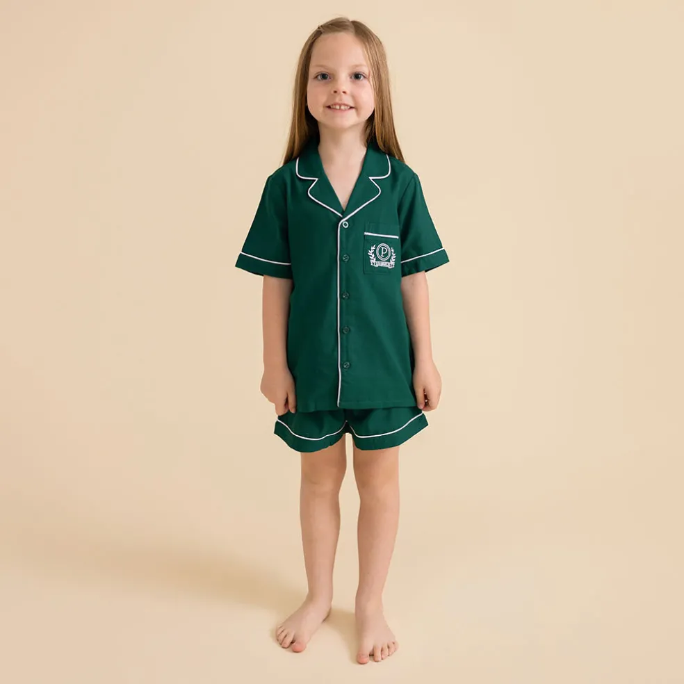 Twill Pajama Short Set