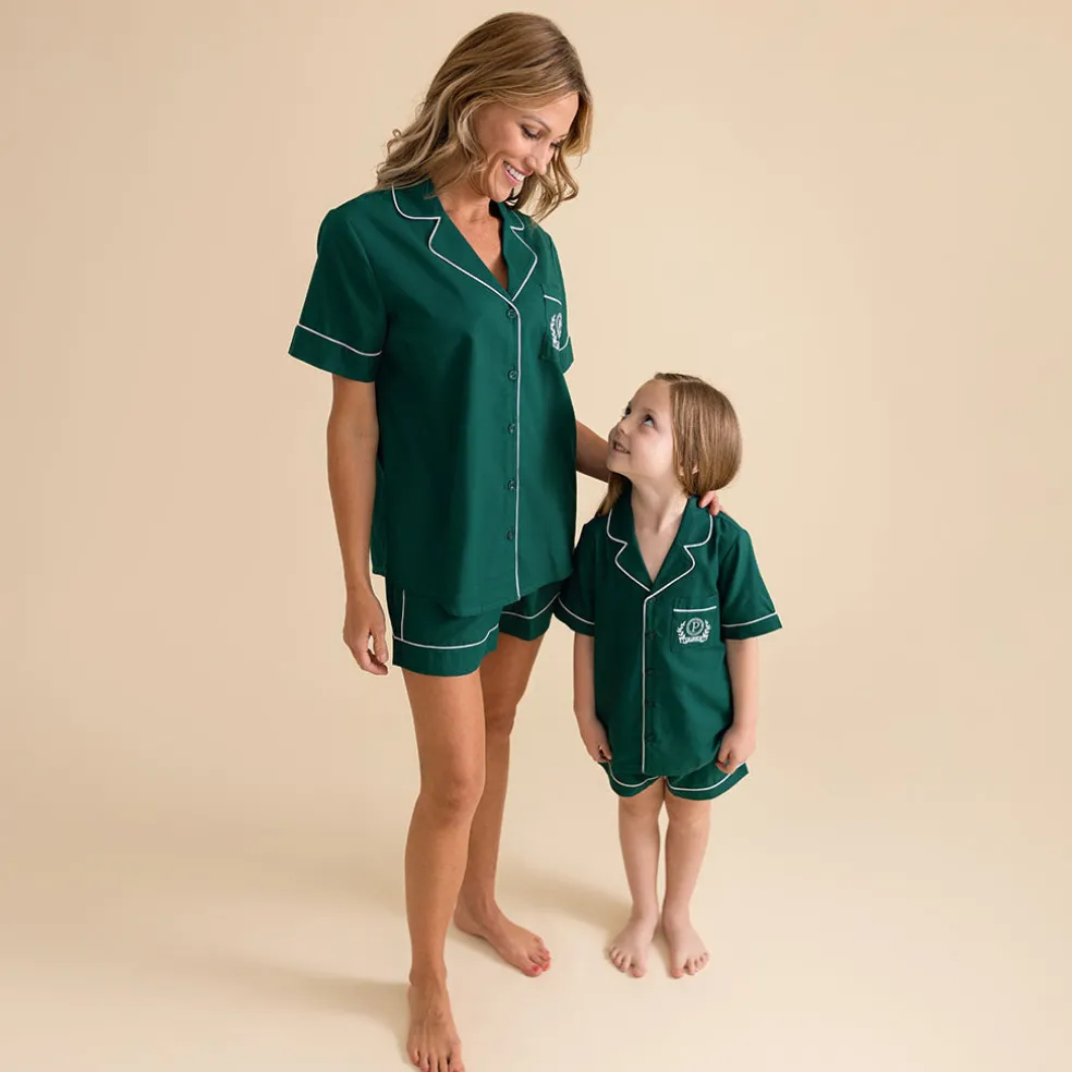 Twill Pajama Short Set
