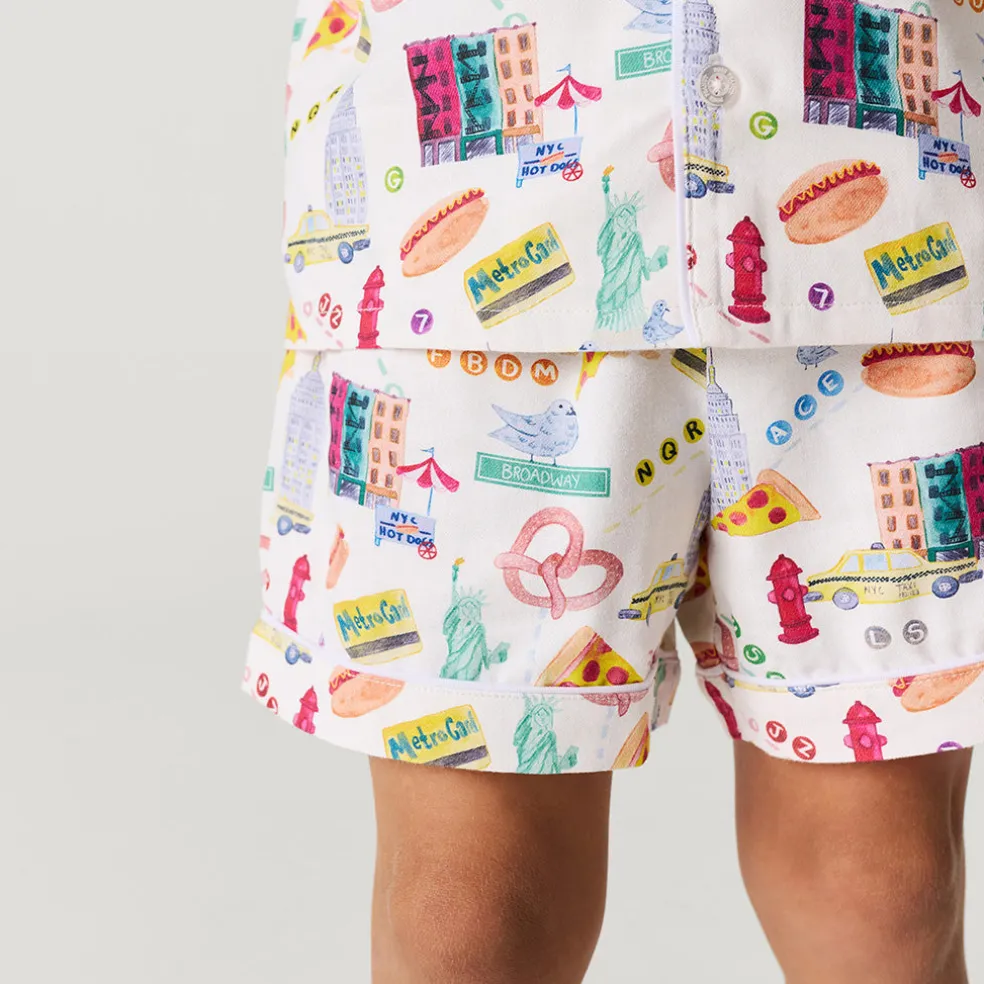 Twill Pajama Short Set