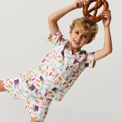 Twill Pajama Short Set
