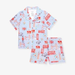 Twill Pajama Short Set