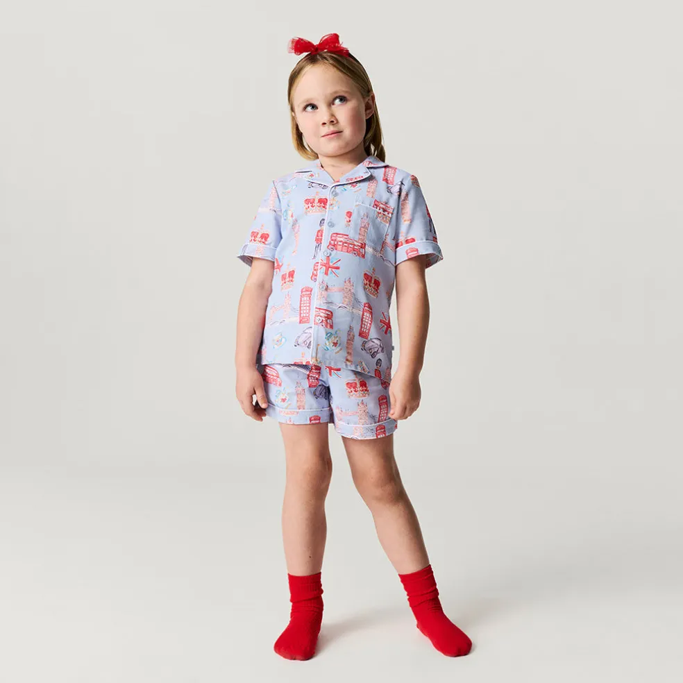Twill Pajama Short Set