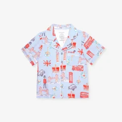 Twill Pajama Short Set