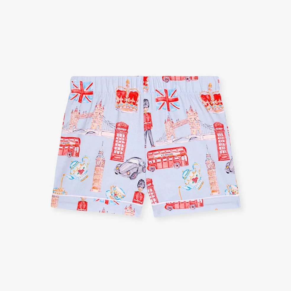 Twill Pajama Short Set