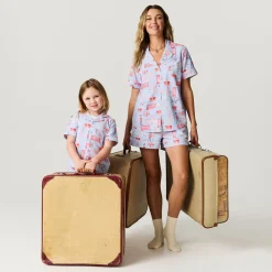 Twill Pajama Short Set