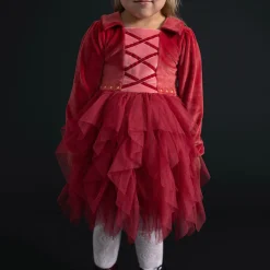 Velour Tulle Dress