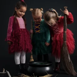 Velour Tulle Dress