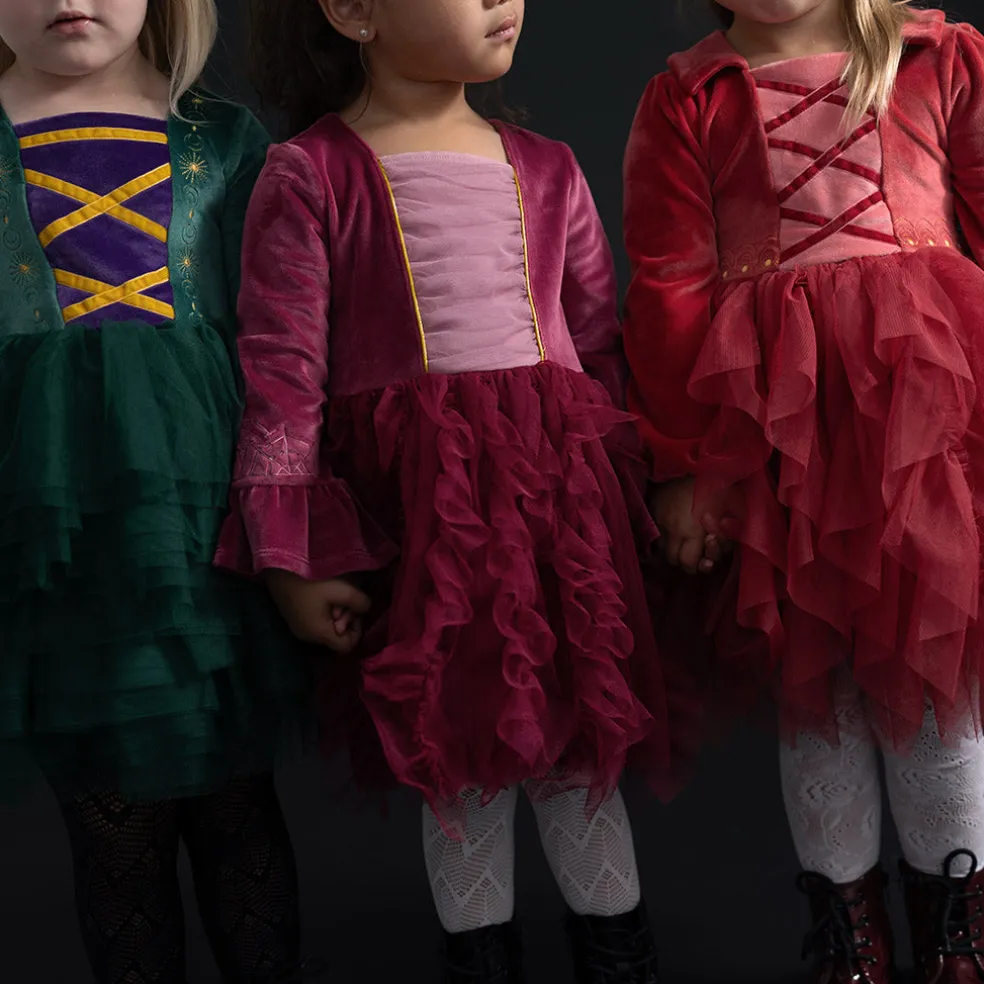 Velour Tulle Dress