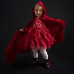 Velour Tulle Dress