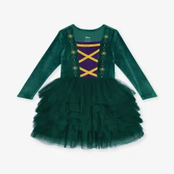 Velour Tulle Dress