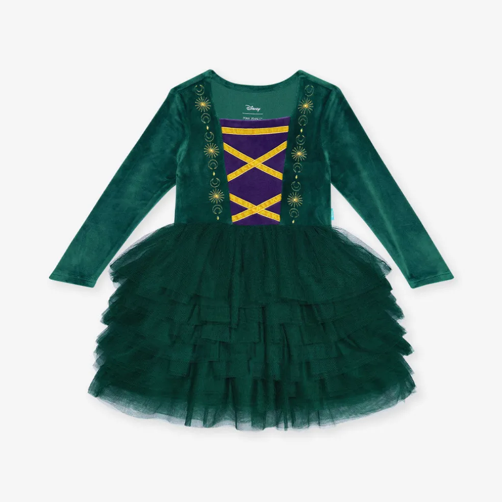 Velour Tulle Dress